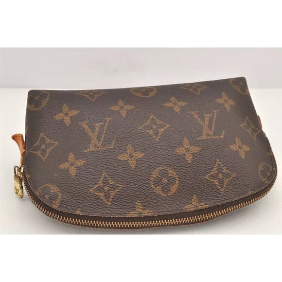 Louis Vuitton Cosmetic Pouch Brown Canvas Monogram CA0041 - Picture 7 of 13